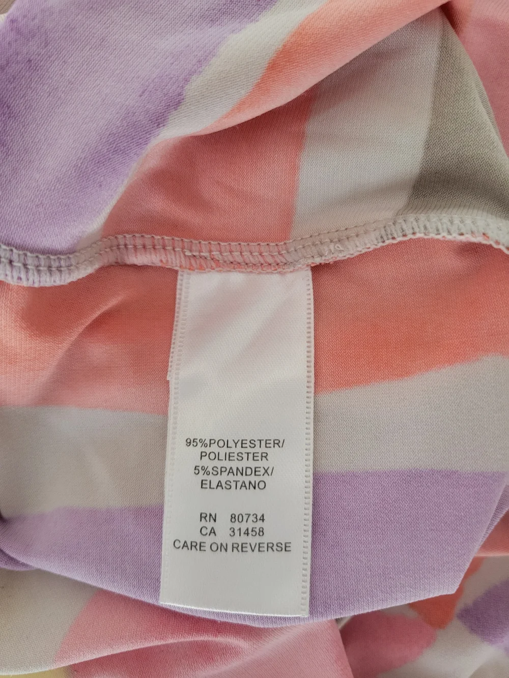 BCBGMaxAzria Multicolor Painted Stripe Halter Tank